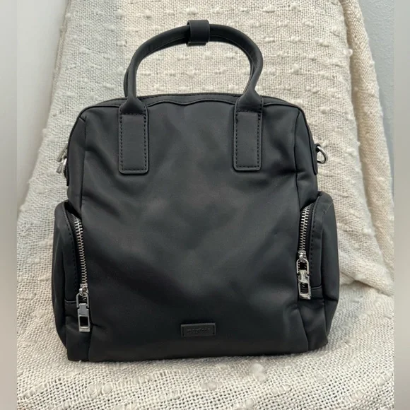 Parfois Bags Parfois Black Small Nylon Backpack Poshmark